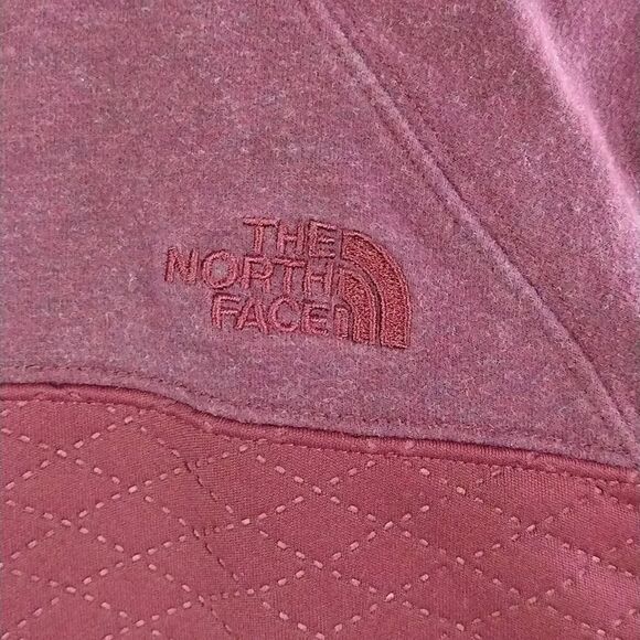 The North Face Burgundy Recover Up Crew Popover Sweater Large - Picture 10 of 15